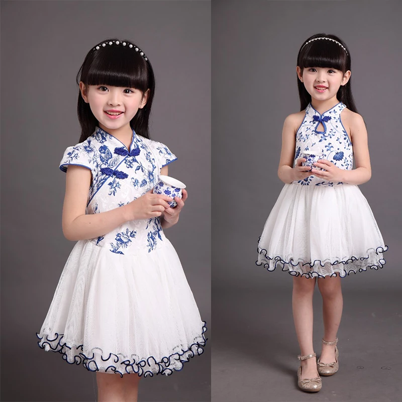 

Tangzhuang clothing chinese traditional dress girl princess clothes princess flower print children clothing manufacturers china