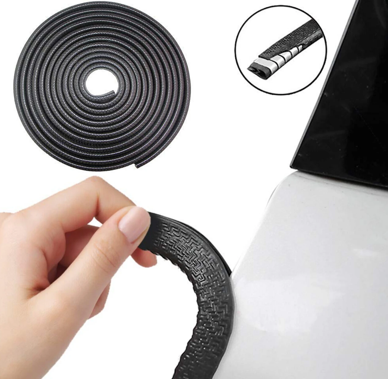 

5M Car Door Edge Scratch Protector Strip Seal Guard For Hyundai IX35 IX45 Sonata Verna Solaris Elantra Tucson