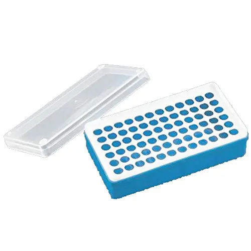 0.5ml Plastic Micro Centrifuge Tube Stand Holder Box 72 Position Lab Centrifugal Box