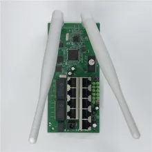OEM 9 poort draadloze маршрутизатор moederbord модуль пользовательских schroef gat метален основа breedband snelle thuis комплект 2,4 г draadloze