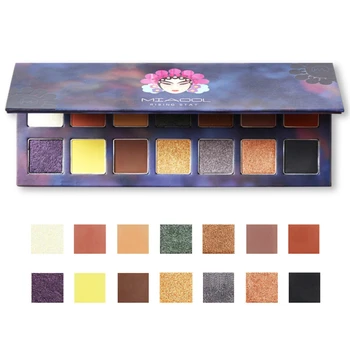 

14 Colors Cosmetics Mashed Potatoes Matte Shimmer Eye Shadow Palette Glitter Eyeshadow Make Up Palette New Arrival
