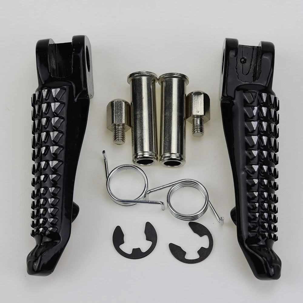 

For Kawasaki Ninja ZX10R 2004-2013 ZX636 2003-2006 ZX9R 1998-2003 ZX6R 2003-2013 Motorcycle Aluminum Foot pegs Front Footrests