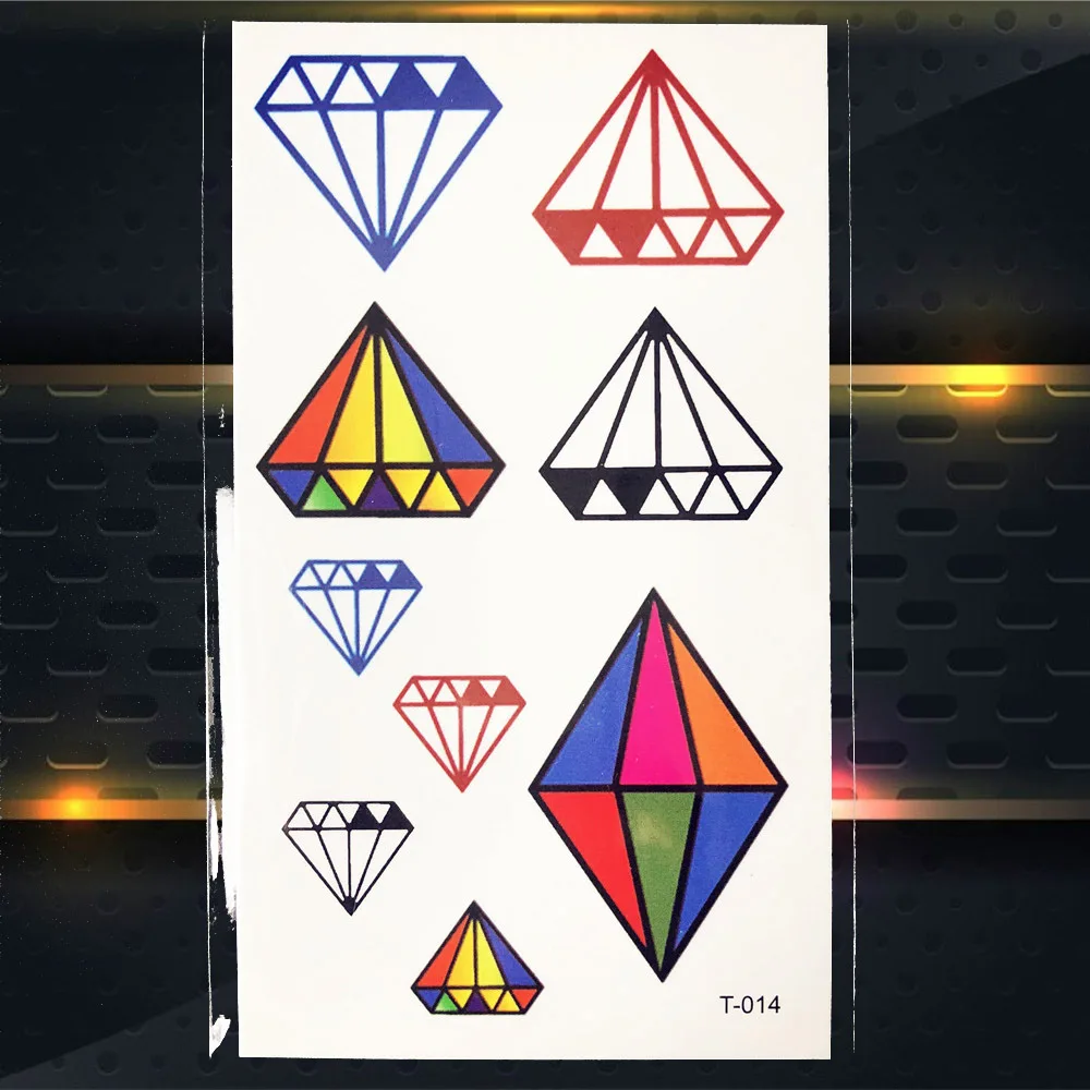 Us 038 25 Designs Lotus Flower Temporary Tattoo Colorful Feather Leaf Fake Black Waterproof Tattoo Sticker For Girl Kids Children Art In Temporary