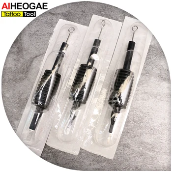 

1000 Disposable Silicone Tattoo Tube Grips & 50 Suited Needles Sterilized Assorted 1" (25mm) Tattoo Kits Supply Pro