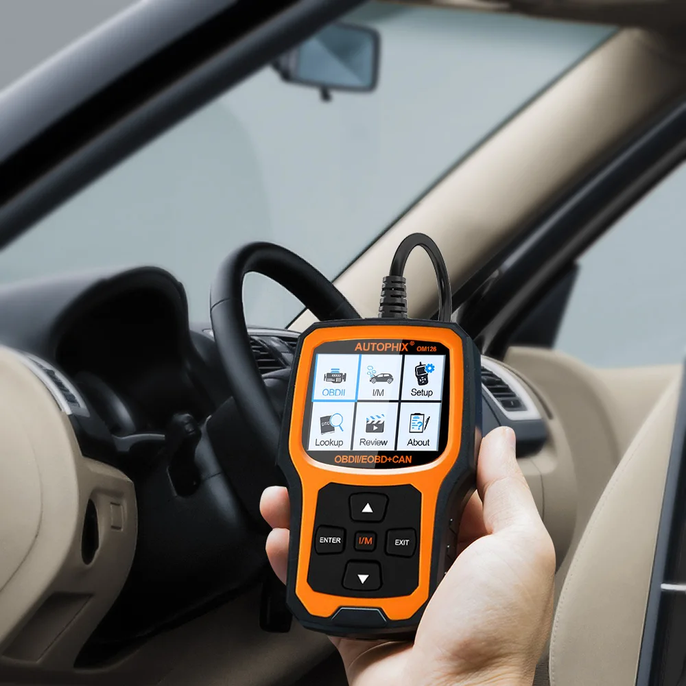 Autophix OM126 OBD 2 Авто диагностический инструмент считыватель кодов EOBD JOBD универсальный OBD2 Автомобильный анализатор работы двигателя Автомобильный сканер скан инструменты