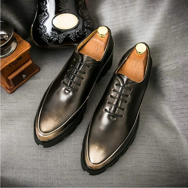 Classic Gentleman Formal Dress Shoes For Male Increase Thick Bottom New 2019 Men Business Shoes Men Formal Oxford Shoes A51-81 Classic Gentleman Formal Dress Shoes For Male Increase Thick Bottom New 2019 Men Business Shoes Men Formal Oxford Shoes A51-81