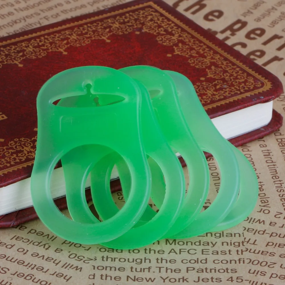 5pcs//Set O-Rings Silicone Baby Dummy Pacifier Chain Clips MAM Adapter Holder GD