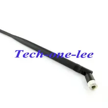 5 шт./лот никелированные RP SMA разъем 2,4G 7DBi высокопроизводительная Беспроводная резиновая антенна с для маршрутизатор сети