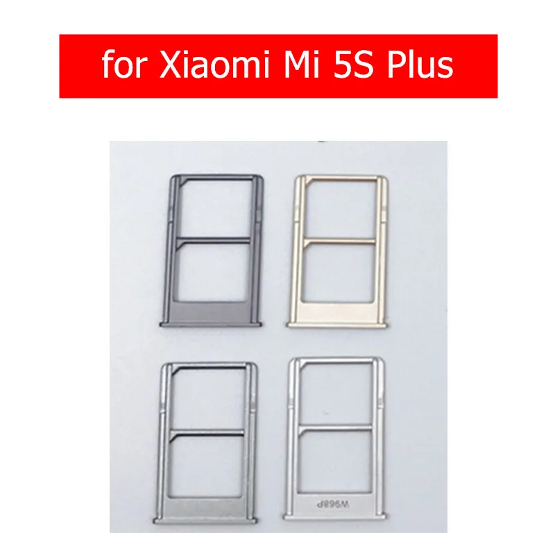 

for Xiaomi Mi 5S plus Card Tray Holder SIM Card Slot Adapter for Mi5S Plus SIM Card Tray Holder Replacement Repair Spare Parts