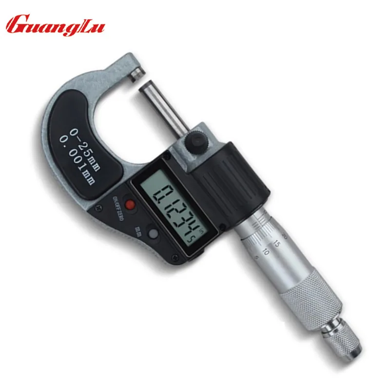

Outside Digital Micrometer 0-25mm/0.001 mm/inch Electronic Stainless Steel Gauge Calipers Measuring Tools