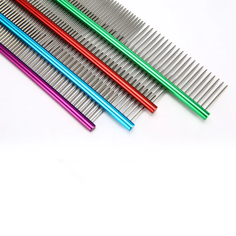 Stainless Steel Comb For Dogs Hair Removal Brush For Dog Cat Furminators Pet Grooming (20)