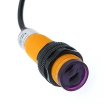 Interruptor fotoelétrico npn pnp 30cm, interruptor sensor de proximidade ajustável E3F-DS30C4/p2/b2