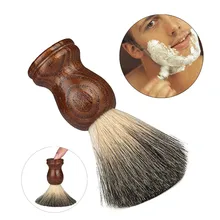 Абсолютно новая бритвенная щетка из Натурального Волоса барсука с деревянной ручкой из смолы лучшая бритвенная профессиональная кисть для бритья инструменты#453