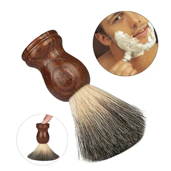 

100% Brand new Pure Badger Hair Shaving Brush Resin Wood Handle Best Shave Barber Professional Shaving Brush Tools #453