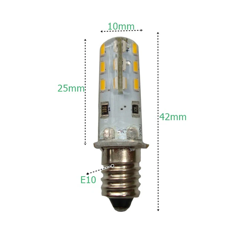 Маленький Винт E10 220V 110 в бытовой Водонепроницаемый энергосберегающая лампа «Кукуруза» светодиодный индикатор светильник лампочка