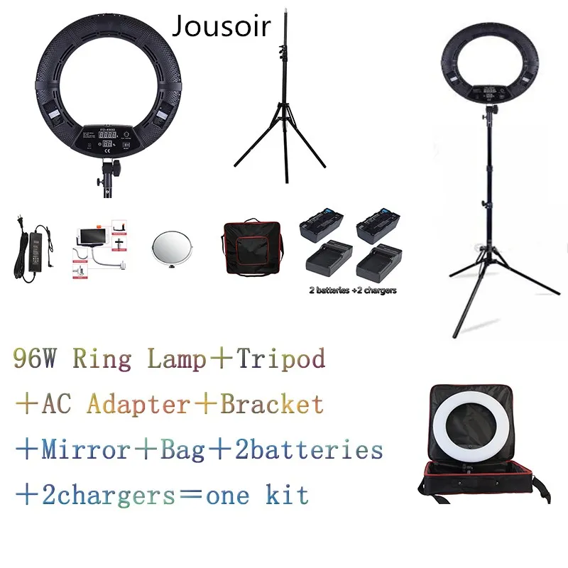 FD-480II Yidoblo черный светодиодный кольцевая лампа светильник Make up ing селфи кольцо
