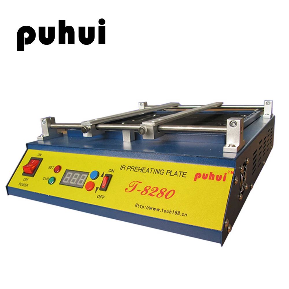 PUHUI T8280 инфракрасная высокомощная печь предварительного нагрева печатная плата