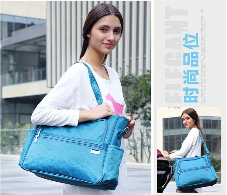 Клетчатая стильная многофункциональная сумка-мессенджер для мамы, модная водонепроницаемая сумка-тоут для беременных, сумки для подгузников, сумка для подгузников для детской коляски