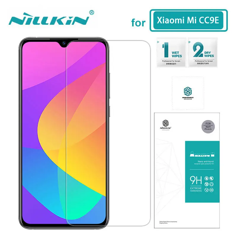 

Tempered Glass for Xiaomi Mi CC 9 9E CC9 CC9E Nillkin Amazing H 0.33MM Screen Protector For Xiaomi Mi CC9E Glass