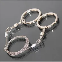 Outdoor Life Saving Wire Saw 70cm Stainless Steel Portable Rope Tactical Wild Survival Jungle Adventure