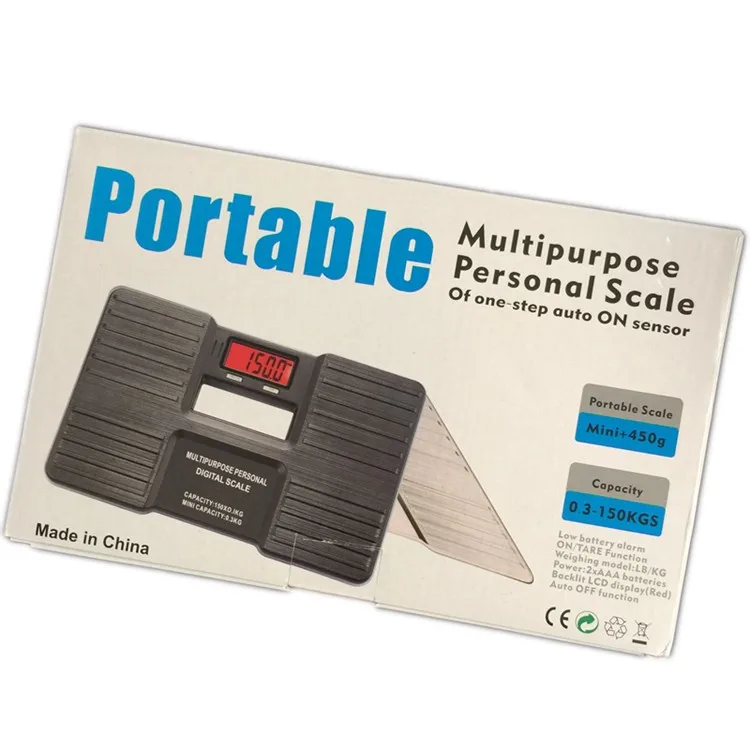 Balança pessoal digital de precisão, 150kg, 0.1kg,