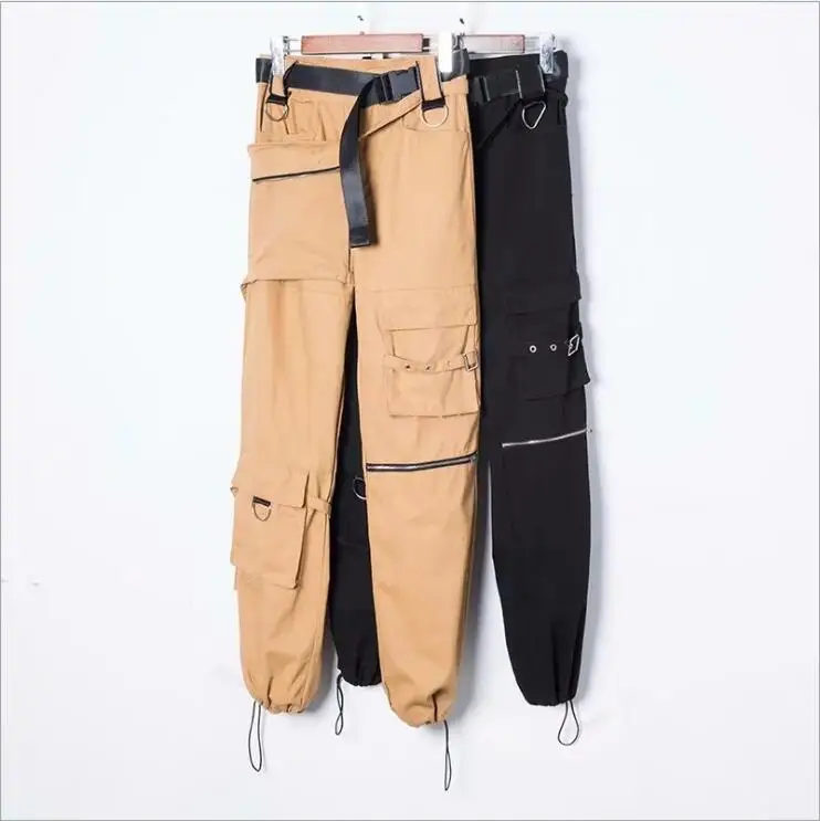 cargo pants with belt womens