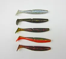 BassLegend - 8 шт Япония Новый Рыбалка мягкие приманки для бас Пластиковые приманки мягкие приманки Шад 85 мм/7.2 г Т-образный хвост