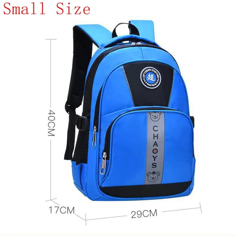 Small Sky Blue Orthopedics Children School Bags for Teenagers Boys Girls Big Capacity School Backpack Waterproof Satchel Kids Tutorial Book Bag - Цвет: Small Sky Blue