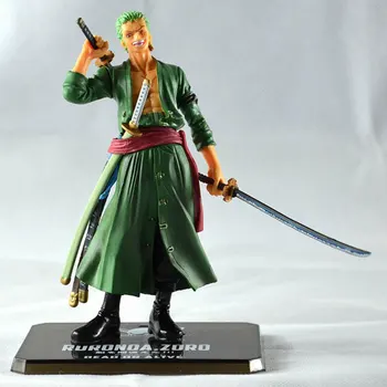 

One Piece Japanese Anime Figures Roronoa Zoro PVC Action Figure 17cm New World Ver. Model Collection Toys Christmas Gift