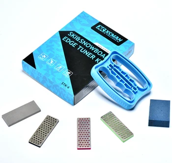 XCMAN Alpine Freeride Snowboard Edge Bevel Tuning Kit Edge Care Kit -Side Ski Angle Tool +3 diamonds File +Gummi stone alpine kit 8rav4