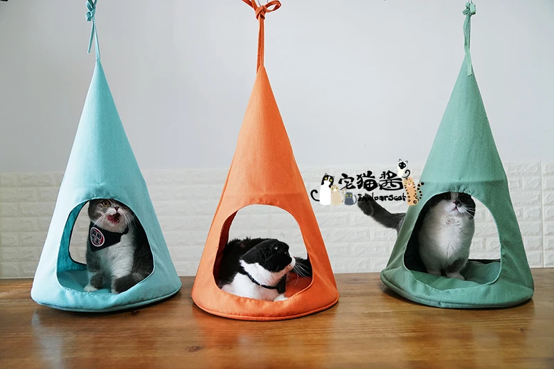 

Cat hammock outdoor cat house sleeping bed warm house pet dog Linen bed best selling pet products dropshipping