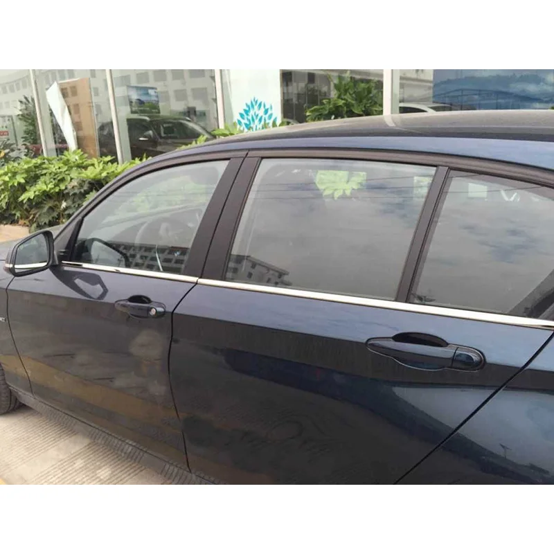 Lsrtw2017 304 нержавеющая сталь окна автомобиля планки для bmw 120i 114i 116i 118i 116d 118d m135 2012 2013