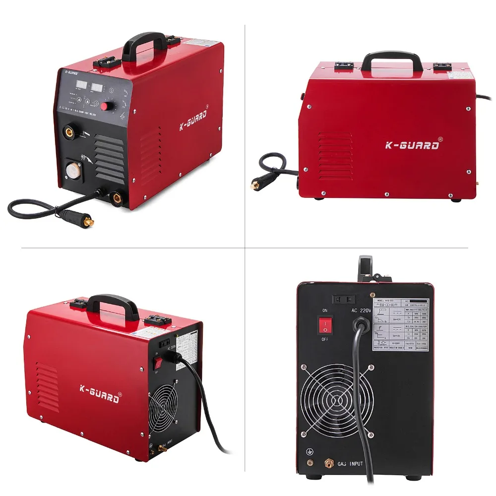 Neue Vevor 280Amp Gas/Gaslose MIG/MAG/MMA Inverter Schweißer Professionelle MIG-280G Neue Vevor 280Amp Gas/Gaslose MIG/MAG/MMA Inverter Schweißer Professionelle MIG-280G