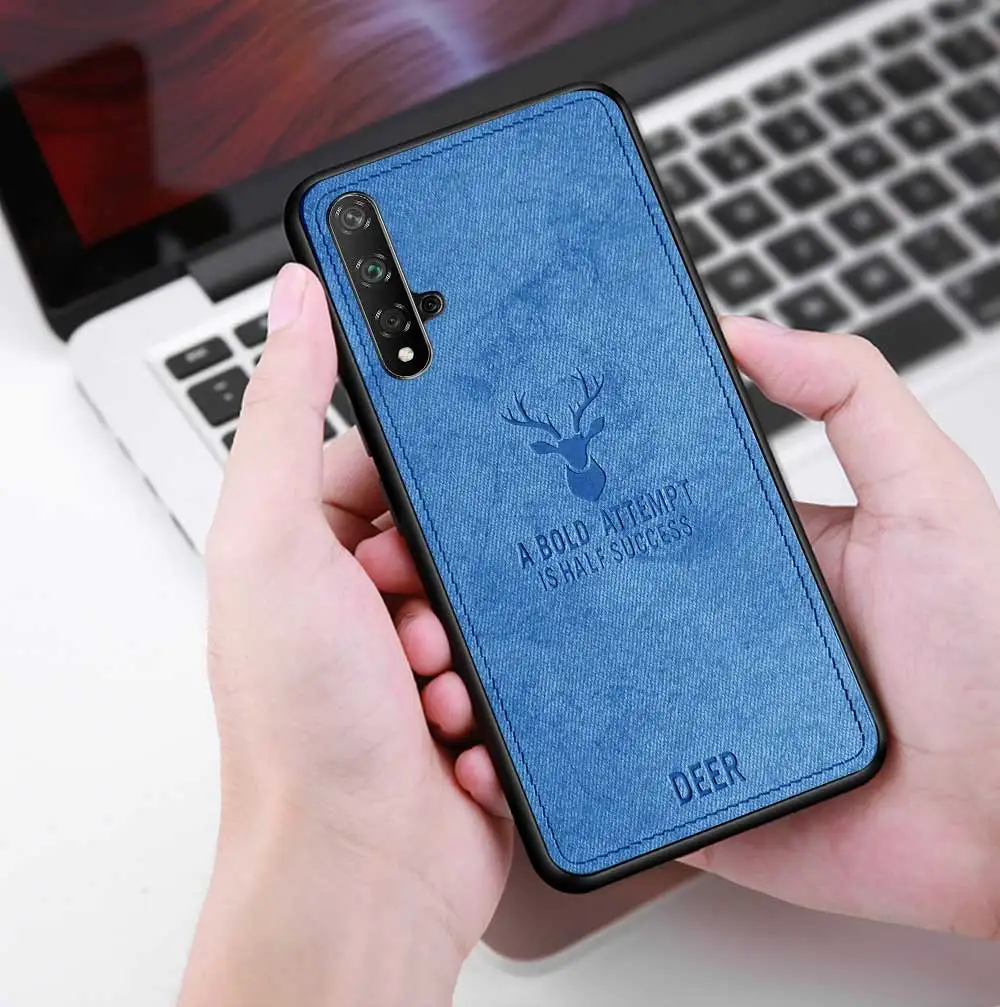 Keajor чехол для телефона для huawei honor 20 pro Чехол классическая ткань бампер мягкая силиконовая рамка задняя крышка для huawei honor 20 20pro