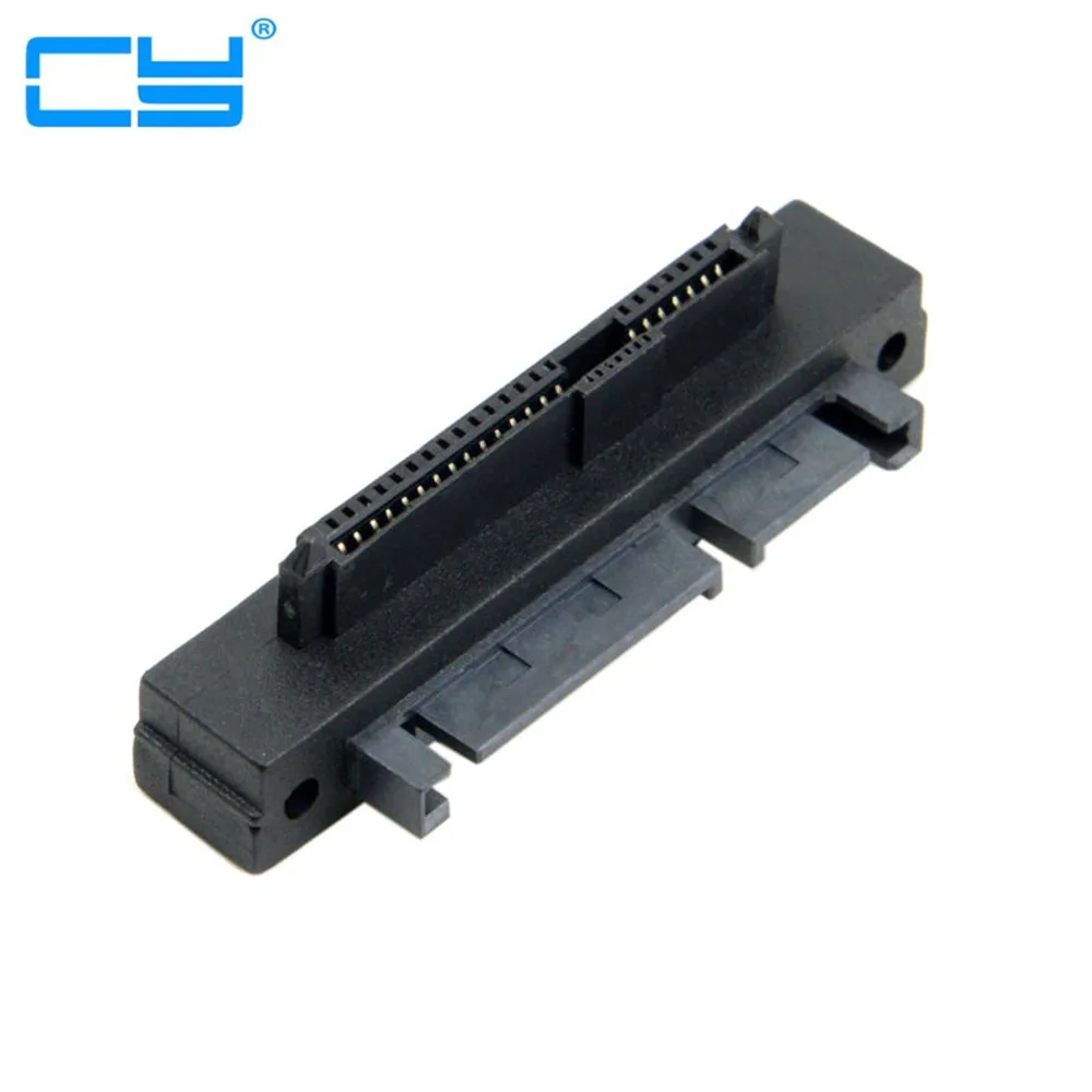 

50 шт./лот радиально-упорных узлов 90 Graus SFF-8482 SAS 22 Pinos para 7 pinos + 15 Pinos SATA raid HDD устройство для дискотеки