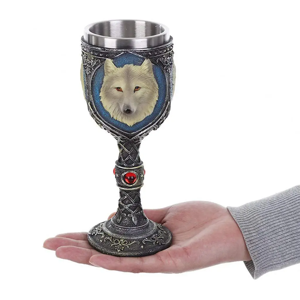 RODE Deco бокал для вина Готический резиновый вкладыш из нержавеющей стали Изолированная кружка чашка декоративная чашка для Хэллоуина карнавала