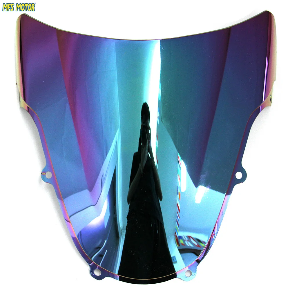 Motorrad Zubehör Magie farbe Doppel Blase Windschutzscheibe Windschutz Licht iridium Für Suzuki GSXR 1000 K1 2000 2002 00 01 02 Günstig