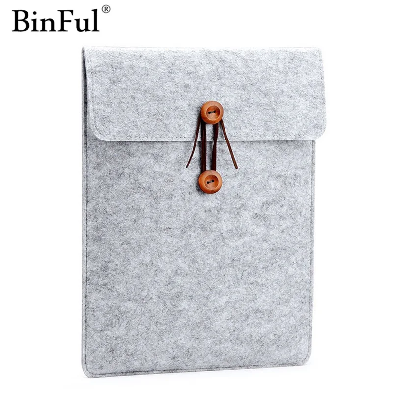 

BinFul Wool-felt Laptop Bag 9.7 11 13 15 17 inch Laptop Sleeve for Macbook Air/ Pro/Retina Unisex Liner for Macbook Air 13 Case