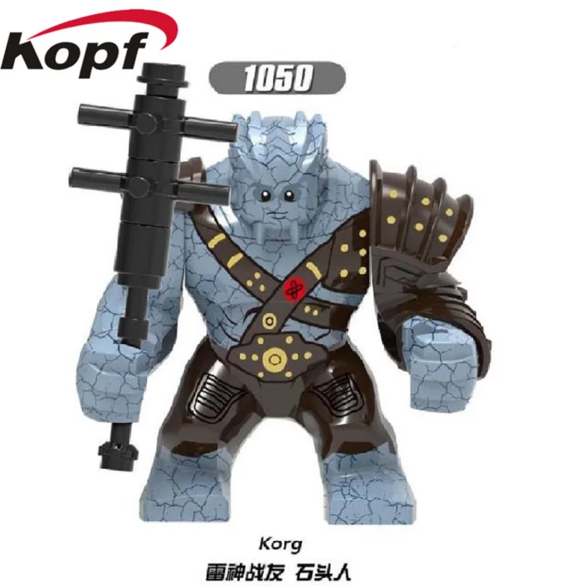 

Single Sale Building Blocks Avengers 4 End Game Space Korg Iron Man Hulk Action Figures For Children Model Gift Toys XH 1050