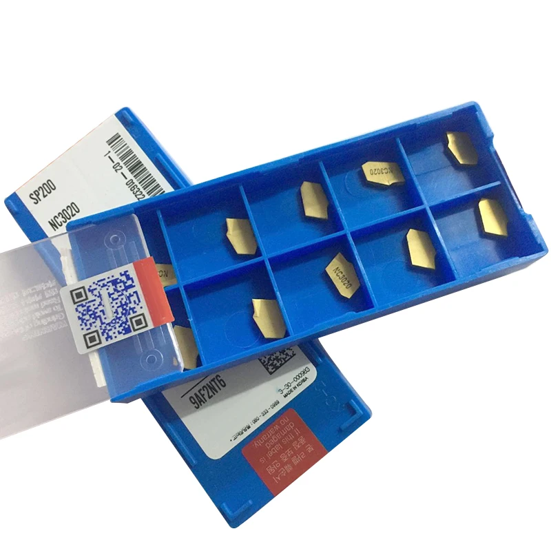

10pcs SP200 NC3020 GTN-2 ZQMX2N11-1E Grooving Cut-Off Carbide Inserts 2mm Width