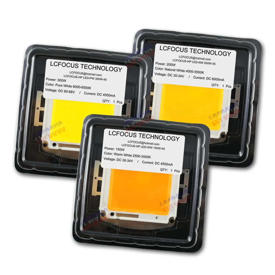 Высокая мощность LED SMD COB лампа Чип 120 Вт 150 200 300 500 натуральный холодный теплый