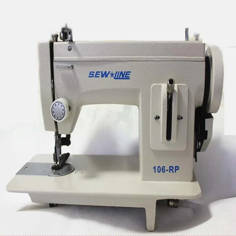 220V/110V 150W Household Sewing Machine 106-RP Inch BateRpak Arm Fur  Leather Fall Clothes Stitch Sew Machine 0-7MM adjustable - AliExpress