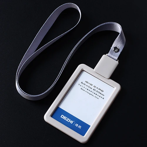 

1pc laconic Plastics Badge holder ID Storage box Elastic thread Skype for Business or Personal