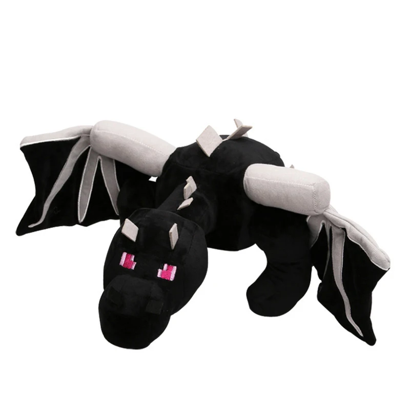 

Big Size 60cm Minecraft Dragon Plush Doll Soft Black Minecraft Enderdragon Stuffed Doll Boys Kids Birthday Gift Boys Toys
