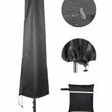 Садовый зонтик, чехлы для патио, чехол для зонта, антивозрастной пылезащитный павильон, пляжный чехол, прочная уличная мебель, защита патио