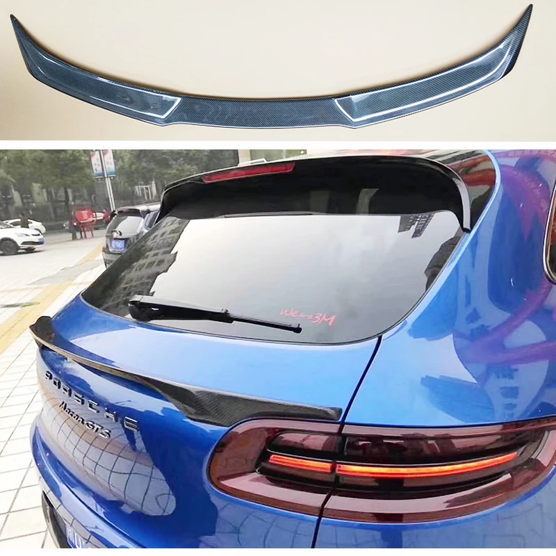 Macan Carbon Fiber Rear Spoiler Rear Spoiler Trunk Wing For Porsche