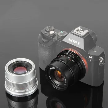 

Viltrox 35mm F2 Wide-Angle Large Aperture Fixed Prime Camera Lens for Sony NEX E Full Frame A7 A7SII A7RII A7R A6300 A6000 NEX-7
