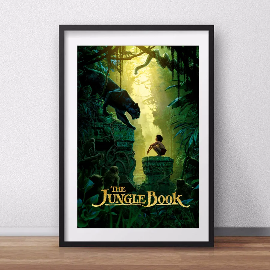 The Jungle Book (2016) Movie Wall Art Posters Canvas Painting Silk Printed For Room Decor | Дом и сад