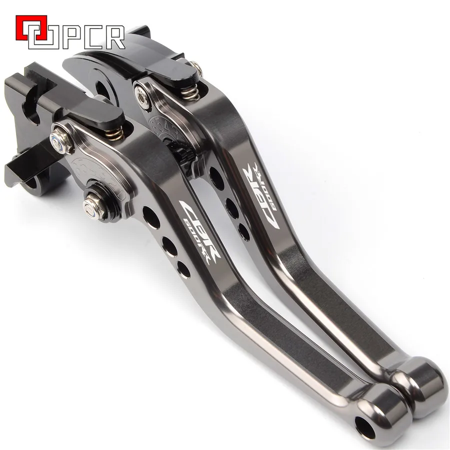 Одна пара коротких рычагов для HONDACBR600RR 2003 2004 2005 2006 с логотипом CBR 600RR мотоциклетные тормозные рычаги сцепления