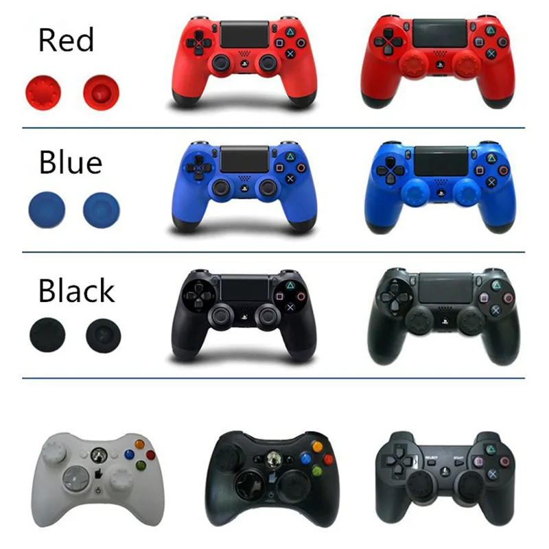 Cobertura de Joystick para Sony Playstation Ps3 Ps4 Xbox360 Xbox One Alavanca de Silicone 100 - Image 2
